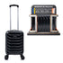 Maleta de Cabina ABS 40x30x20(24L)| Capacidad Máxima| Equipaje de Mano con Ruedas Desmontables para Ryanair | Vueling | EasyJet - Negro