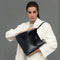 Bolso Hobo de Piel Negro para Mujer - Leticia
