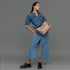 Bolso de hombro para mujer de piel con bandolera extensible nude Mara