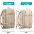 1990s Mochila de viaje cabina expandible para Ryanair 40x25x20-25cm,con bolsa de zapatillas,mochila casual