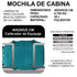 Mochila de viagem de cabine expansível dos anos 90 para Ryanair 40x25x20-25cm, com bolsa para sapatilhas, mochila casual