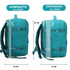Mochila de viagem de cabine expansível dos anos 90 para Ryanair 40x25x20-25cm, com bolsa para sapatilhas, mochila casual