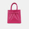 Bolso bandolera de piel pequeño mujer fucsia Carmen