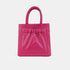 Bolso bandolera de piel pequeño mujer fucsia Carmen