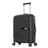 Maleta de cabina 55x39x21.5 cm (46L) Polipropileno - Candado Incrustado - 20 Pulgadas - Negro - Chocolate