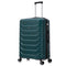 RAYKONG Maleta Grande Expandible ABS+Policarbonato 75x49x31cm - 33.50cm Extendido | 114L - 123L | 28 Pulgadas | 25kg semirígidas candado combinación - Verde