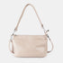 Bolso bandolera de piel para mujer con asa corta rosa claro Martina