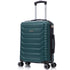 RAYKONG Mala de Cabine 55x40x20cm Policarbonato (40L) Semirrígida Trolley Pequena Bagagem de Mão 4 Rodas Giratórias 360º Fecho Numérico - Verde