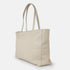Bolso shopper para mujer de piel para personalizar beige Luna