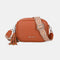 Bolso bandolera mujer pequeño de cuero PU dos compartimentos y dos bandoleras, bolso mensajero para cruzar polipiel regalo original para mujer - Marrón