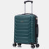 RAYKONG Maleta de Cabina 55x40x20cm Policarbonato (40L) semirígida Trolley pequeño Equipaje de Mano 4 Ruedas giratorios a 360º Cierre numérico- Verde