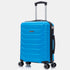 RAYKONG Maleta de Cabina 55x40x20cm Policarbonato (40L) semirígida Trolley pequeño Equipaje de Mano 4 Ruedas giratorios a 360º Cierre numérico- Turquesa