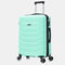 RAYKONG Maleta Mediana Expandible ABS+Policarbonato 66x45x27.50cm - 30cm Extendido | 82L - 90L | 24 Pulgadas |23kg semirígidas candado combinación - Menta
