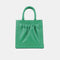 Bolso bandolera de piel pequeño mujer verde Carmen
