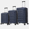 Raykong Juego de maletas 3 piezas | Maleta Cabina 55cm | Mediana Expansible 65cm | Grande Expansible 75cm - Watt (Navy)