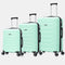 Raykong Juego de maletas 3 piezas | Maleta Cabina 55cm | Mediana Expansible 65cm | Grande Expansible 75cm - Watt (Menta)