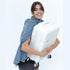 Maleta de cabina 55x38x22 cm (44L) Polipropileno - Candado Incrustado - 20 Pulgadas - Blanco - Bass