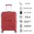 1990s Maleta Grande Extensible 75cm Choco Rojo
