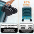 Maleta de Cabina ABS 40x30x20(24L)| Capacidad Máxima| Equipaje de Mano con Ruedas Desmontables para Ryanair | Vueling | EasyJet - Verde