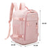 Raykong Mochila de Cabina Ryanair 40x20x25cm (20L) | Mochila de Viagem Impermeável para Avião | Bagagem de Mão Resistente | Mochila para Caminhadas | Escola | Trabalho - Rosa