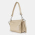 Bolso bandolera de piel para mujer con asa corta khaki Martina