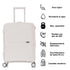 1990s Maleta Grande Extensible 75cm - Choco (Blanco)