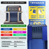 Maleta de Cabina ABS 40x30x20(24L)| Capacidad Máxima| Equipaje de Mano con Ruedas Desmontables para Ryanair | Vueling | EasyJet - Azul Marino
