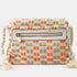 Bolso de rafia trenzado para mujer naranja Eugenia