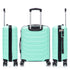 Conjunto de 4 Maletas ABS+PC|Neceser 29cm|Cabina 55x40x20cm|Mediana Expandible 20kg-23kg - 66x45x27.50-30cm|Grande Expandible 23kg-25kg - 75x49x31-33.50cm | Menta