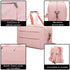 Raykong Bolsa de cabina convertible en mochila 40x20x25cm Ryanair 10kg equipaje de mano bolso de cabina Vueling rosa
