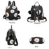 Mochila antirrobo Impermeable para mujer (14.80L) | Mochila Convertible en bolso con pompón y asa desmontable de adorno Margaritas