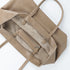 Bolso shopper para mujer de piel para personalizar khaki Luna