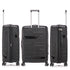 1990s Maleta Grande 75cm extensible Bass Negro