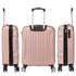 Raykong Maleta Cabina ABS 55x40x20cm (44L) - 20 Pulgadas RosaDorada - Waves