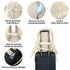 Raykong Mochila De Cabina Ryanair 40x20x25cm (20L) | Mochila De Viaje Impermeable Para Avión | Equipaje De Mano Resistente | Mochila Para Senderismo | Escolar | Trabajo - Beige