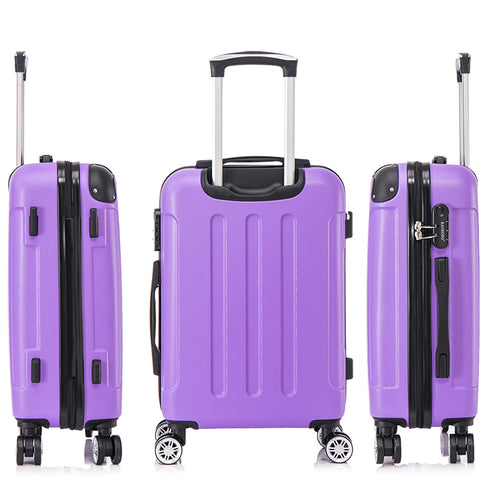 Maleta Cabina ABS 55x40x20cm 44L - 20 Pulgadas Morado - Marina