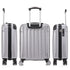 Maleta Cabina 55x40x20cm Policarbonato (44L) - 20 Pulgadas - Plateado