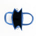 Bolso bandolera de piel pequeño mujer azul Carmen