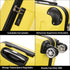 Raykong Maleta Cabina ABS 55x40x20cm (44L) Maxima aprovechamiento de espacio - 20 Pulgadas - Amarillo