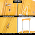 Juego de maletas PP Rígida 3 piezas|Maleta Cabina 55cm|Maleta Mediana 65cm Expandible |Maleta Grande 75cm Expandible |Bass Amarillo