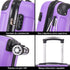Maleta Cabina ABS 55x40x20cm 44L - 20 Pulgadas Morado - Marina