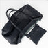 Bolso shopper para mujer de piel para personalizar azul marino Luna