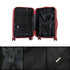 1990s Maleta Grande extensible 75cm Bass Rojo