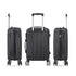 Maleta Cabina ABS 55x40x20cm 44L - 20 Pulgadas Negro - Marina