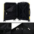 Conjunto de 3 Maletas|Neceser 29x35x16.50cm|Maleta Cabina ABS+PC 55x40x20cm|Mediana Expandible 20kg-23kg - 66x45x27.50-30cm | Amarillo