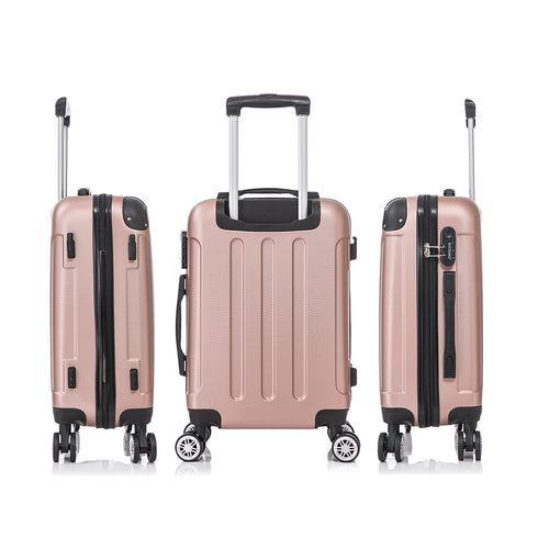 Maleta Cabina ABS 55x40x20cm 44L - 20 Pulgadas RosaDorada - Marina