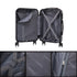 RAYKONG Mala Média ABS 66x43x25cm | 71L | 24 polegadas | até 23kg semirrígida - Prata
