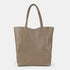 Bolso shopper para mujer de piel para personalizar khaki Amy