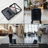 Maleta de Cabina ABS 40x30x20(24L)| Capacidad Máxima| Equipaje de Mano con Ruedas Desmontables para Ryanair | Vueling | EasyJet - Negro