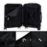 Conjunto de 3 Maletas|Neceser 29x35x16.50cm|Maleta Cabina ABS+PC 55x40x20cm|Mediana Expandible 20kg-23kg - 66x45x27.50-30cm | AzulMarino
